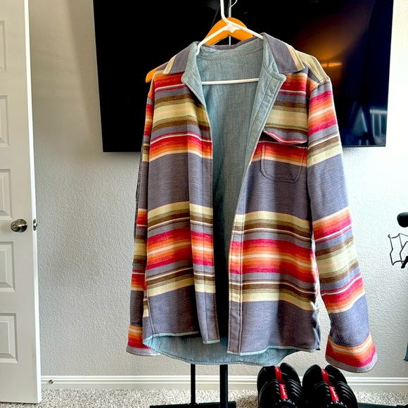 Men’s large reversible shirt jacket - Picture 1 of 3